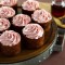 Pomegranate Chocolate Swirl Cupcakes
