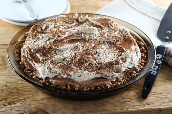 No-Bake Mocha Cheesecake Pie