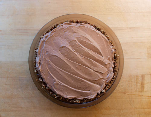 No-Bake Mocha Cheesecake Pie